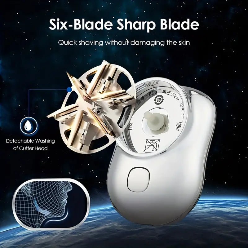 NOVAIR Mini Electric Razor for Men - Rechargeable Travel Shaver - NOVAIR SHAVESNOVAIR Mini Electric Razor for Men - Rechargeable Travel Shaver